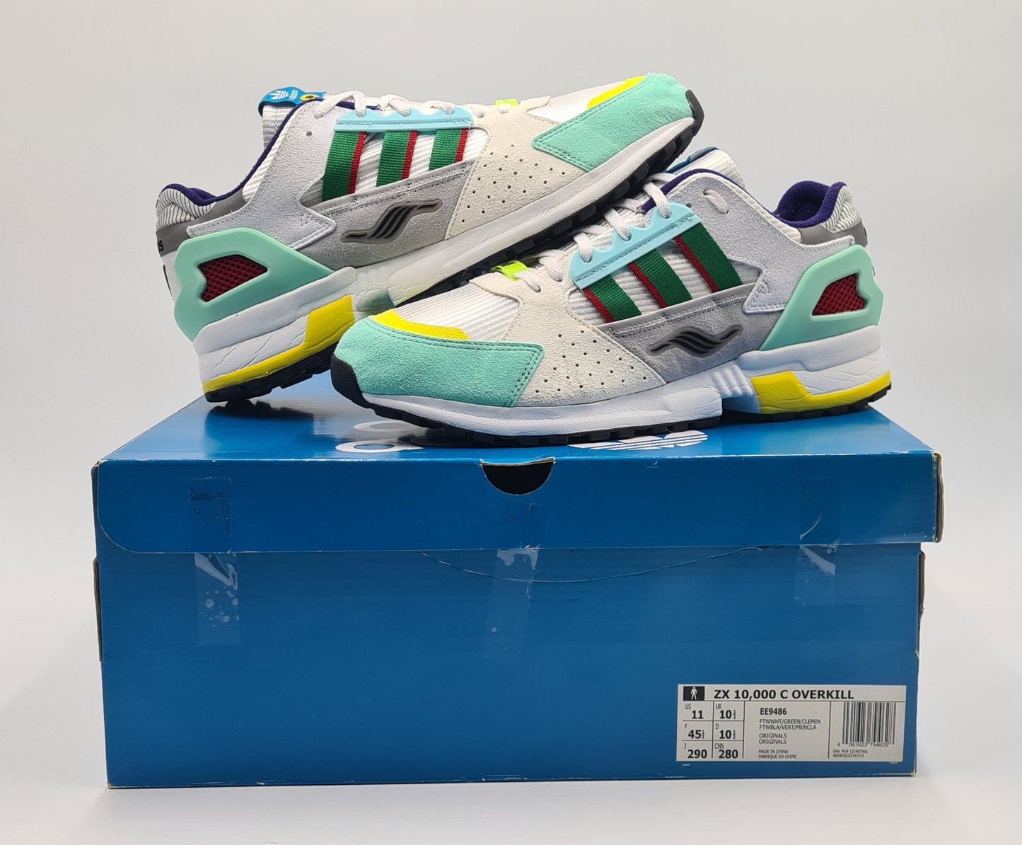 *TOP* 2018 Adidas ZX 10000 C x Overkill 'I Can If I Want' UK 10.5 / EUR 45 1/3