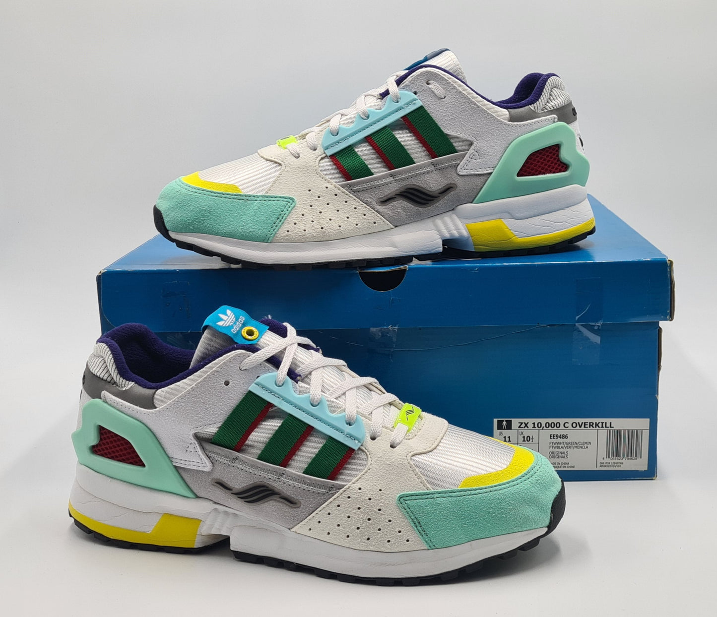 *TOP* 2018 Adidas ZX 10000 C x Overkill 'I Can If I Want' UK 10.5 / EUR 45 1/3