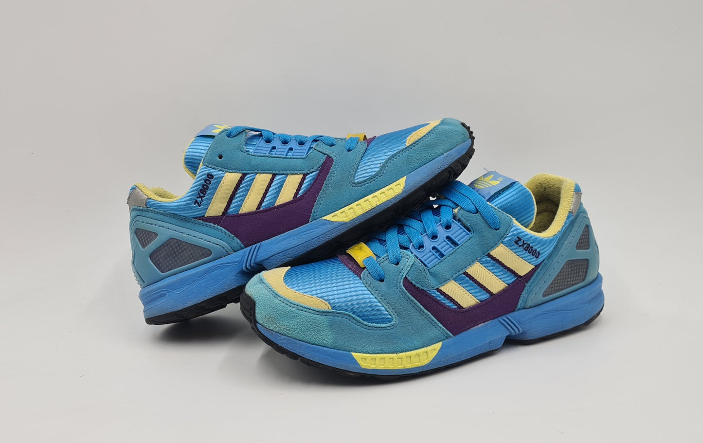 *GOOD CONDITION* 2003 Adidas ZX 8000 Aqua UK 8.5 / EUR 42 2/3
