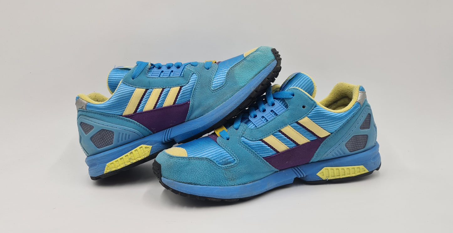 *GOOD CONDITION* 2003 Adidas ZX 8000 Aqua UK 8.5 / EUR 42 2/3