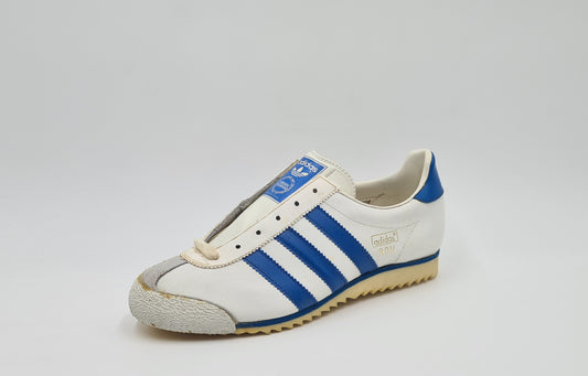 *NEW* Vintage 1980s Adidas Rom with blue stripes UK 5.5 / EUR 38 2/3