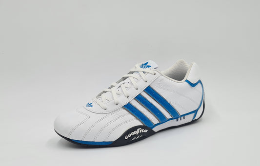 *LIKE NEW* 2014 Adidas Adi Racer Low M Good Year White Blue UK 7.5 / EUR 41 1/3