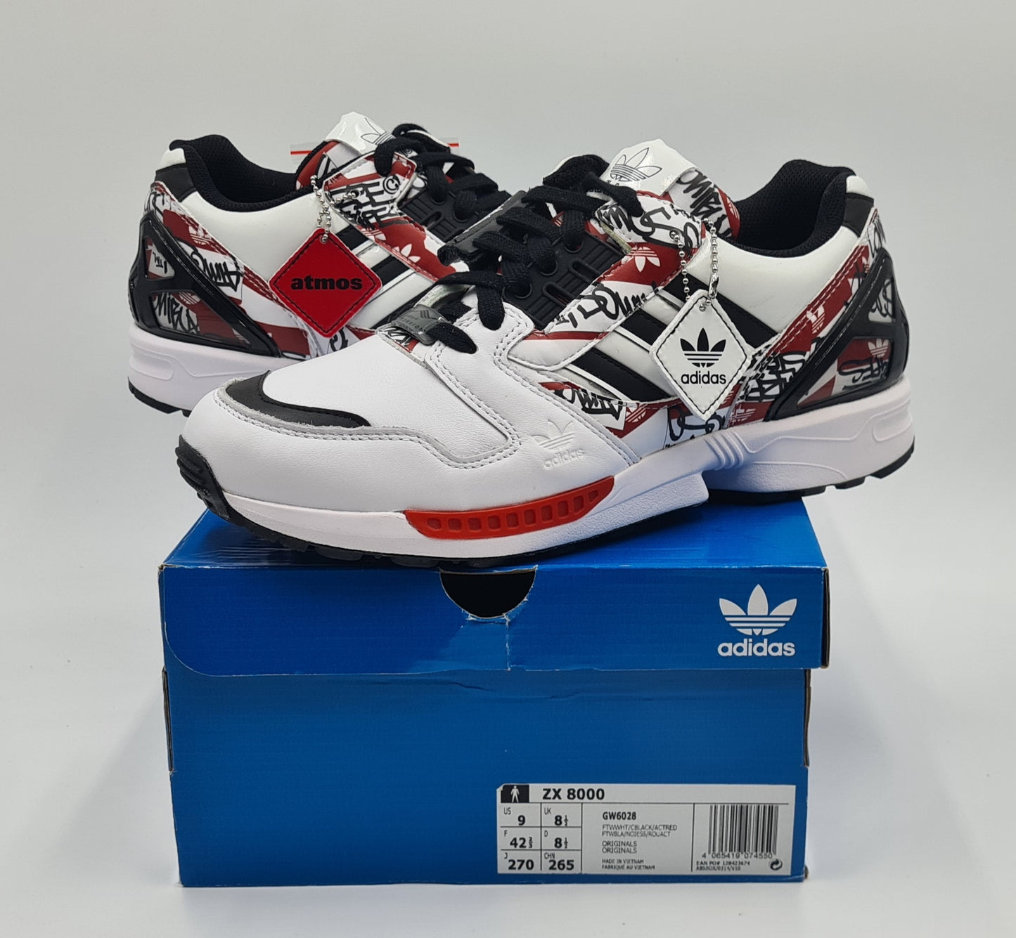 *NEW* 2021 Adidas ZX 8000 Graffity Atmos | GW6028 | UK 8.5 / EUR 42 2/3
