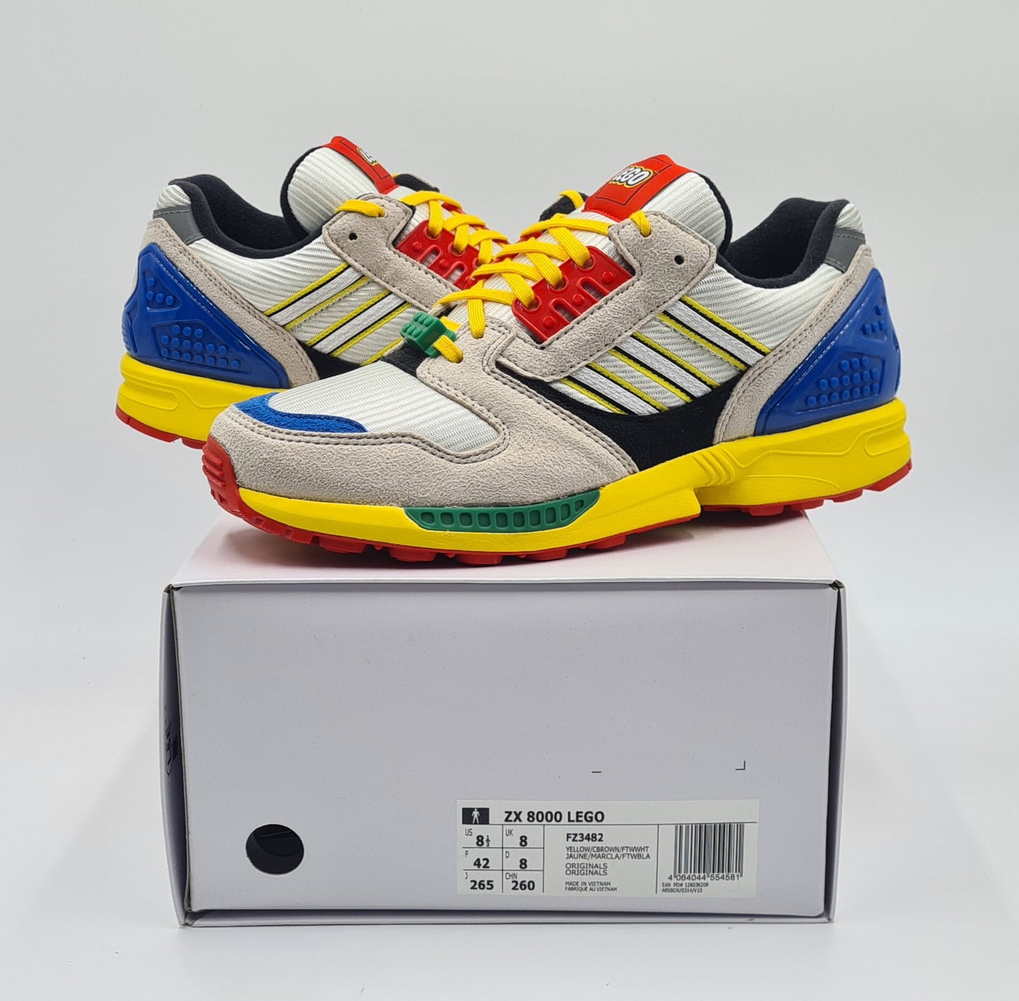 *NEW* 2020 Adidas ZX 8000 Lego | FZ3482 | UK 8 / EUR 42