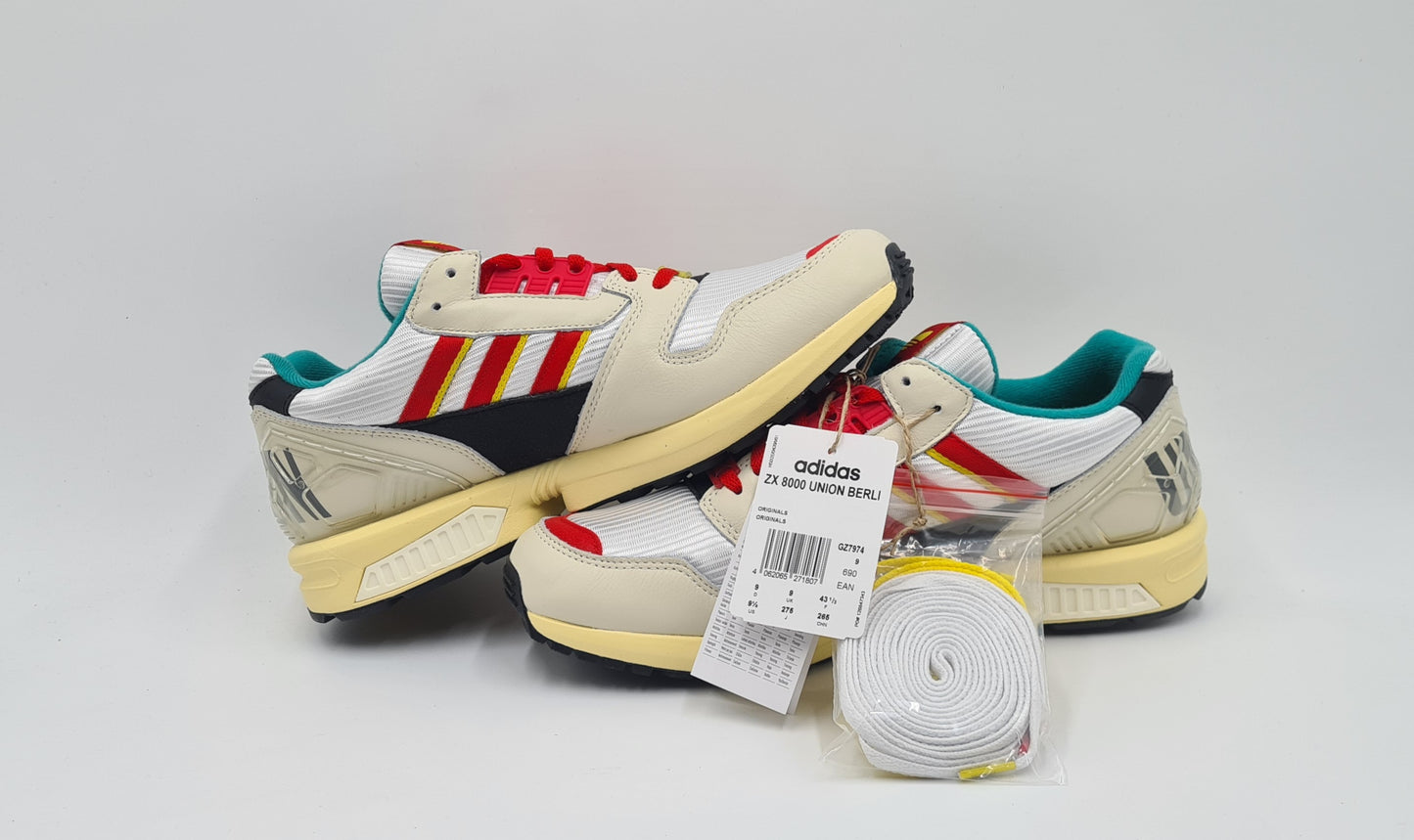 *NEW* 2020 Adidas ZX 8000 Union Berlin UK 9 / EUR 43 1/3
