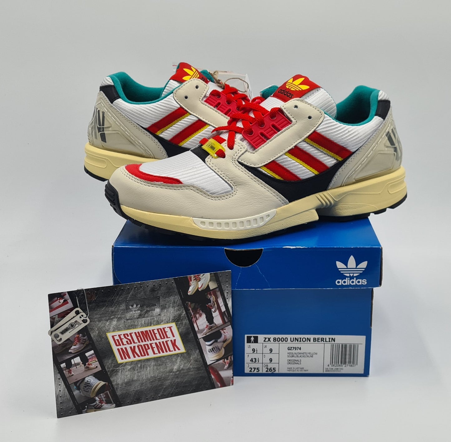 *NEW* 2020 Adidas ZX 8000 Union Berlin UK 9 / EUR 43 1/3