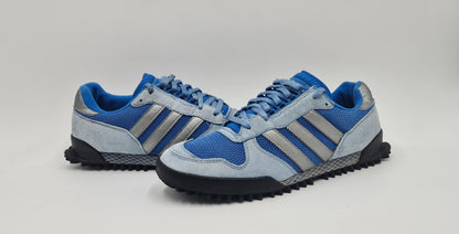 2010 Adidas Marathon TR Retro Blue-Silver UK 9.5 / EUR 44