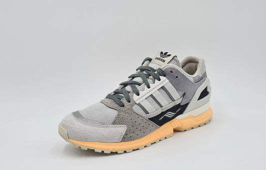 *GOOD CONDITION* 2021 Adidas ZX 10000 C Grey Acid Orange UK 9 / EUR 43 1/3
