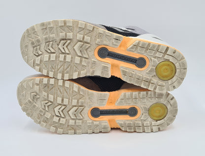 *GOOD CONDITION* 2021 Adidas ZX 10000 C Grey Acid Orange UK 9 / EUR 43 1/3