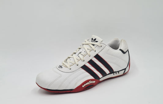 *GOOD CONDITION* 2006 Adidas Adi Racer Low Good Year White UK 10 / EUR 44 2/3