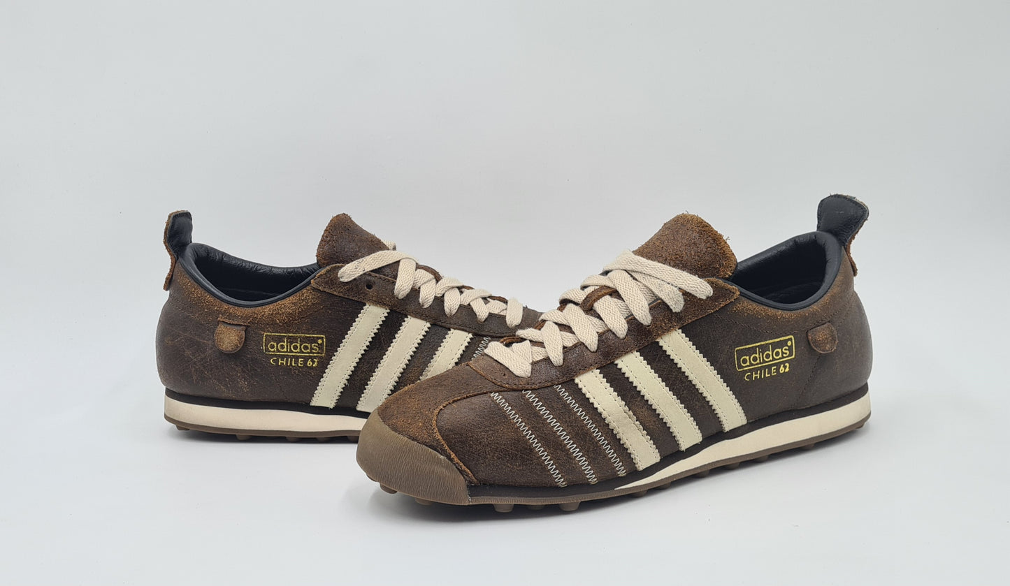 *TOP Vintage 2011 Adidas Chile 62 Brown UK 9.5 / EUR 44