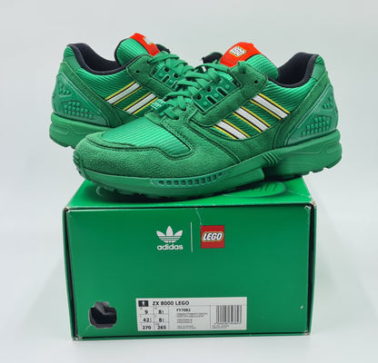 *NEW* 2020 Adidas ZX 8000 Lego Green UK 8.5 / EUR 42 2/3