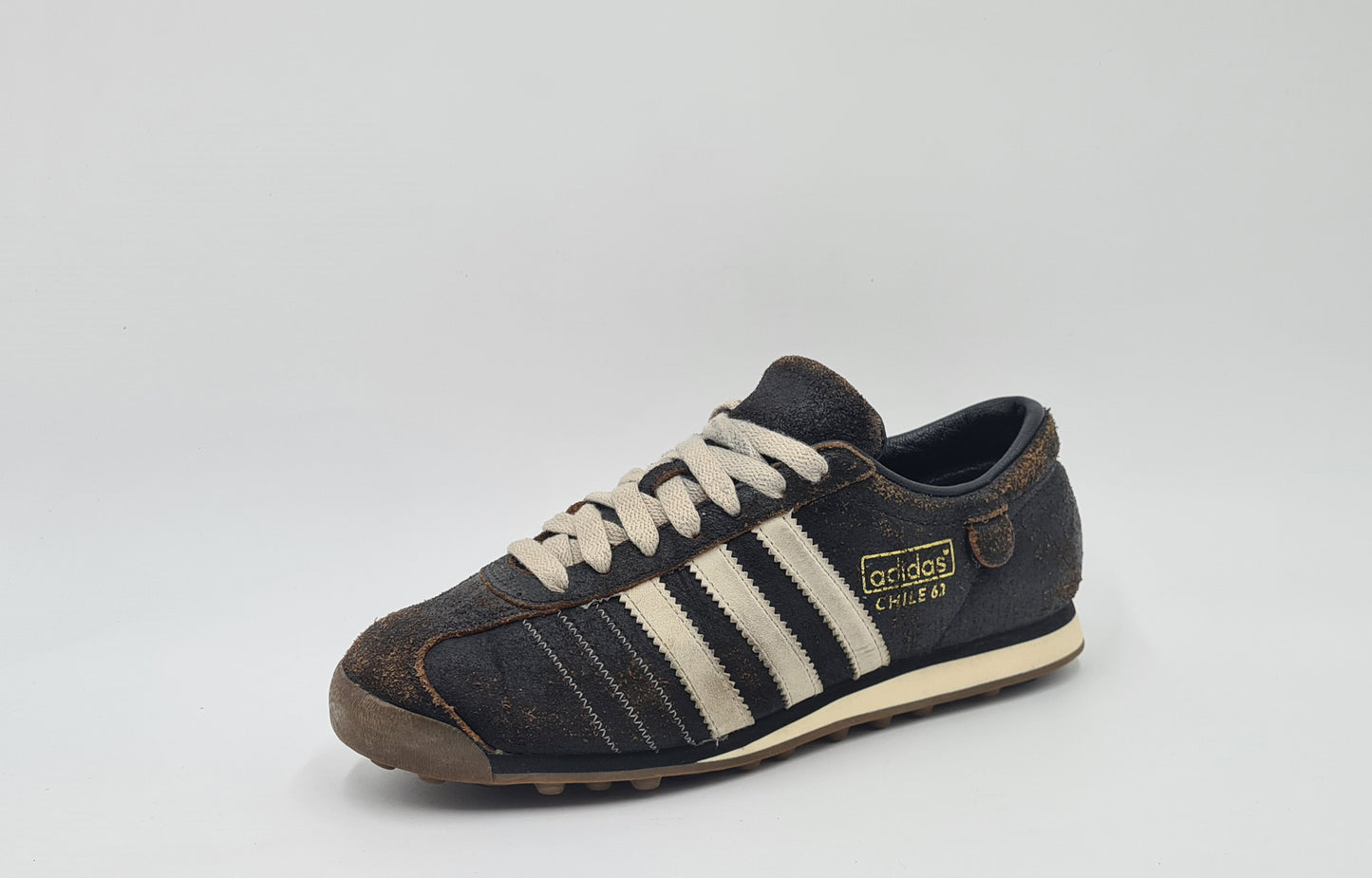 *GOOD CONDITION* Vintage 2009 Adidas Chile 62 Brown UK 7 / EUR 40 2/3