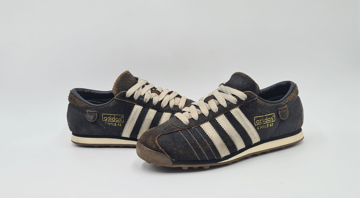 *GOOD CONDITION* Vintage 2009 Adidas Chile 62 Brown UK 7 / EUR 40 2/3