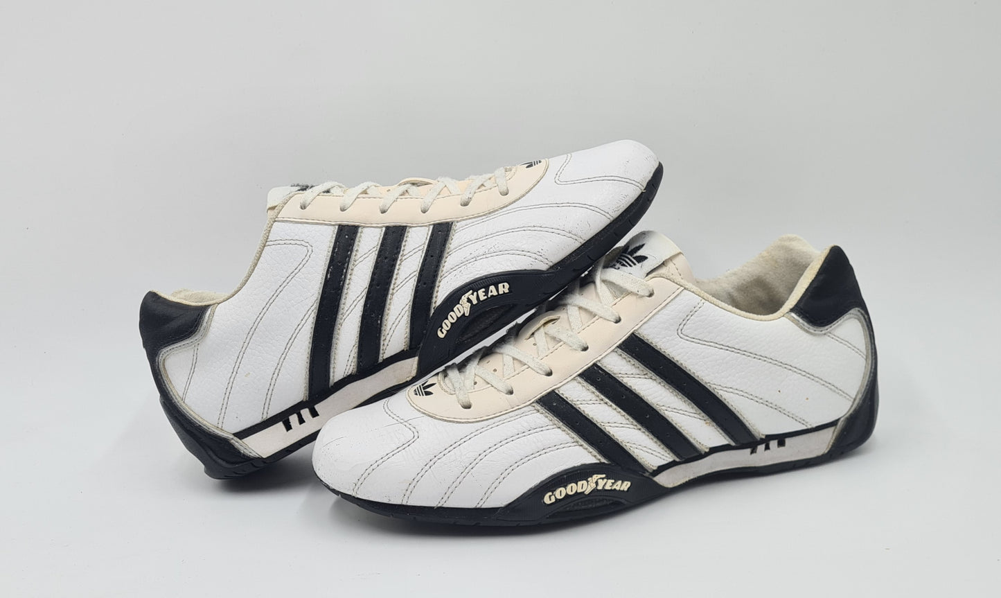 *Guter Zustand* 2012 Adidas Adi Racer Low Good Year Weiß Gr. UK 9 / EUR 43 1/3