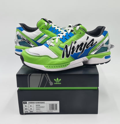 *NEW* 2021 Adidas ZX 8000 Kawasaki Ninja UK 9 / EUR 43 1/3