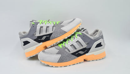 *NEW* 2021 Adidas ZX 10000 C Gray Acid Orange UK 10 / EUR 44 2/3 #2