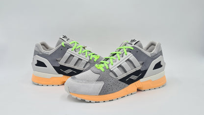 *NEW* 2021 Adidas ZX 10000 C Gray Acid Orange UK 10 / EUR 44 2/3 #2