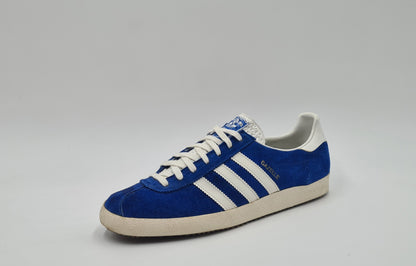 *VGC* Vintage 1970s Adidas Gazelle Blue 3 Straps UK 8.5 / EUR 42 2/3