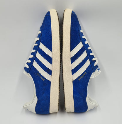 *VGC* Vintage 1970s Adidas Gazelle Blue 3 Straps UK 8.5 / EUR 42 2/3