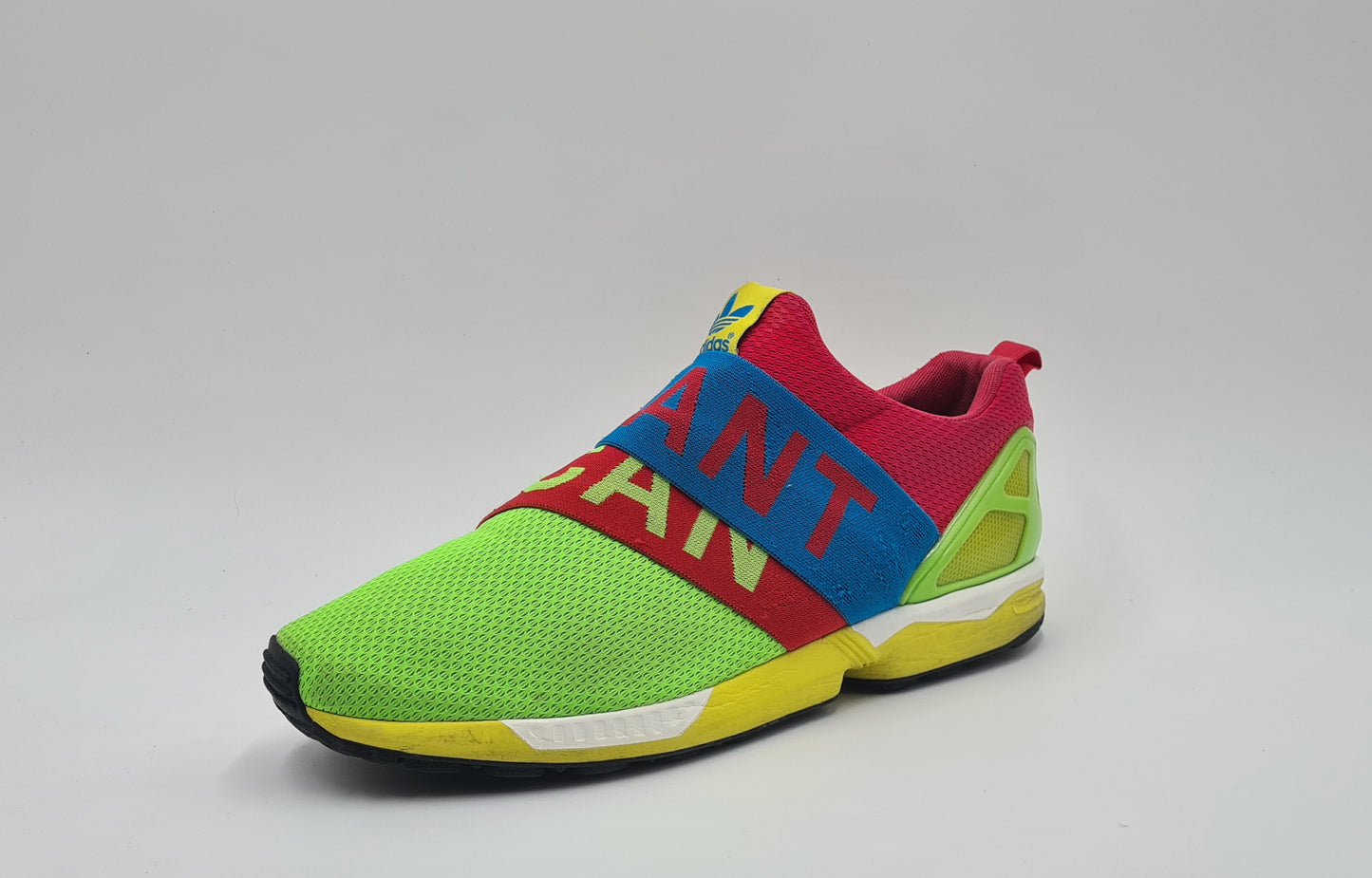 2015 Adidas ZX Flux Slip On 'Solar Green' UK 9.5 / EUR 44