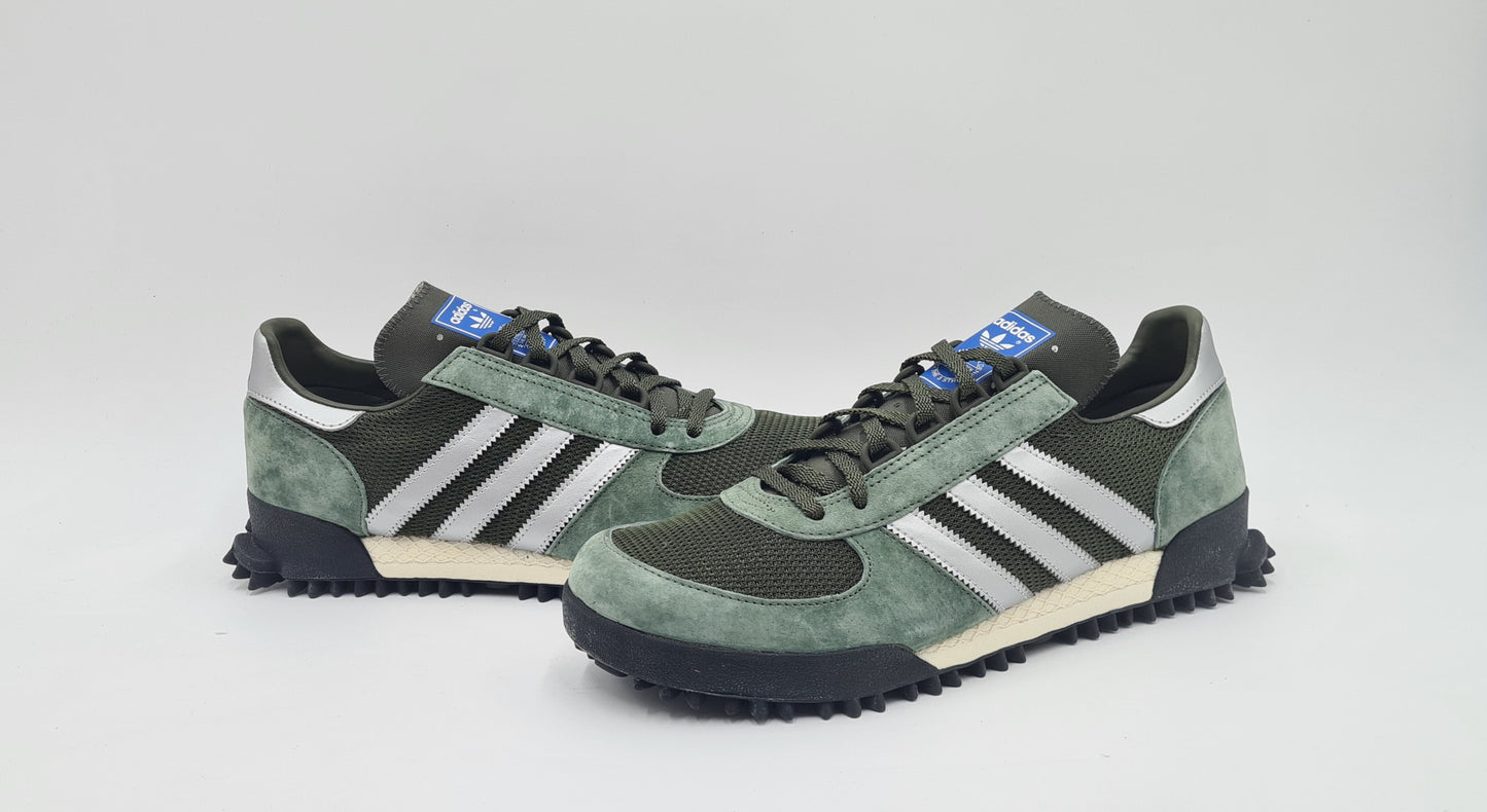 *NEW* 2017 Adidas Marathon TR 'Base Green' Olive UK 8.5 / EUR 42 2/3
