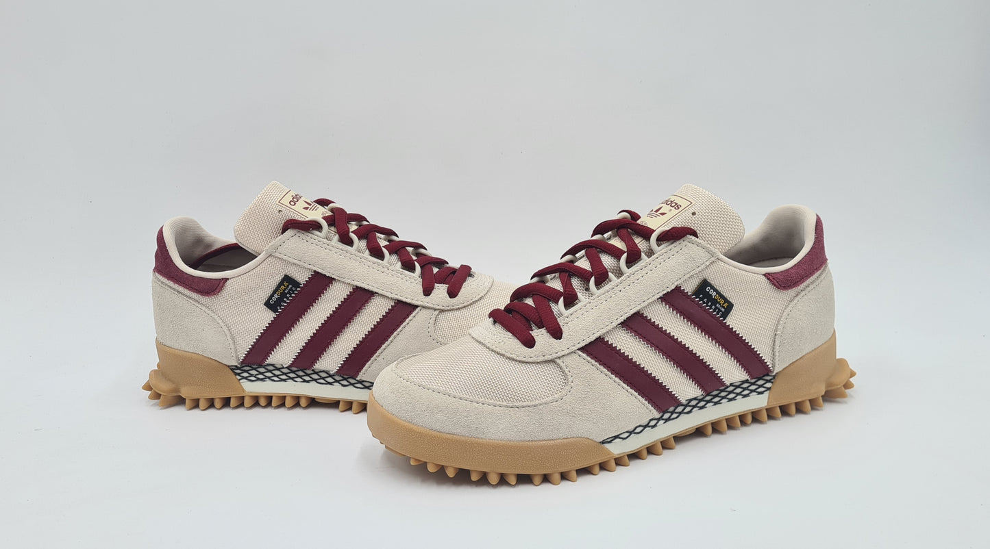 *VGC* 2023 Adidas Marathon TR Cordura Beige / Red UK 8 / EUR 42 #2