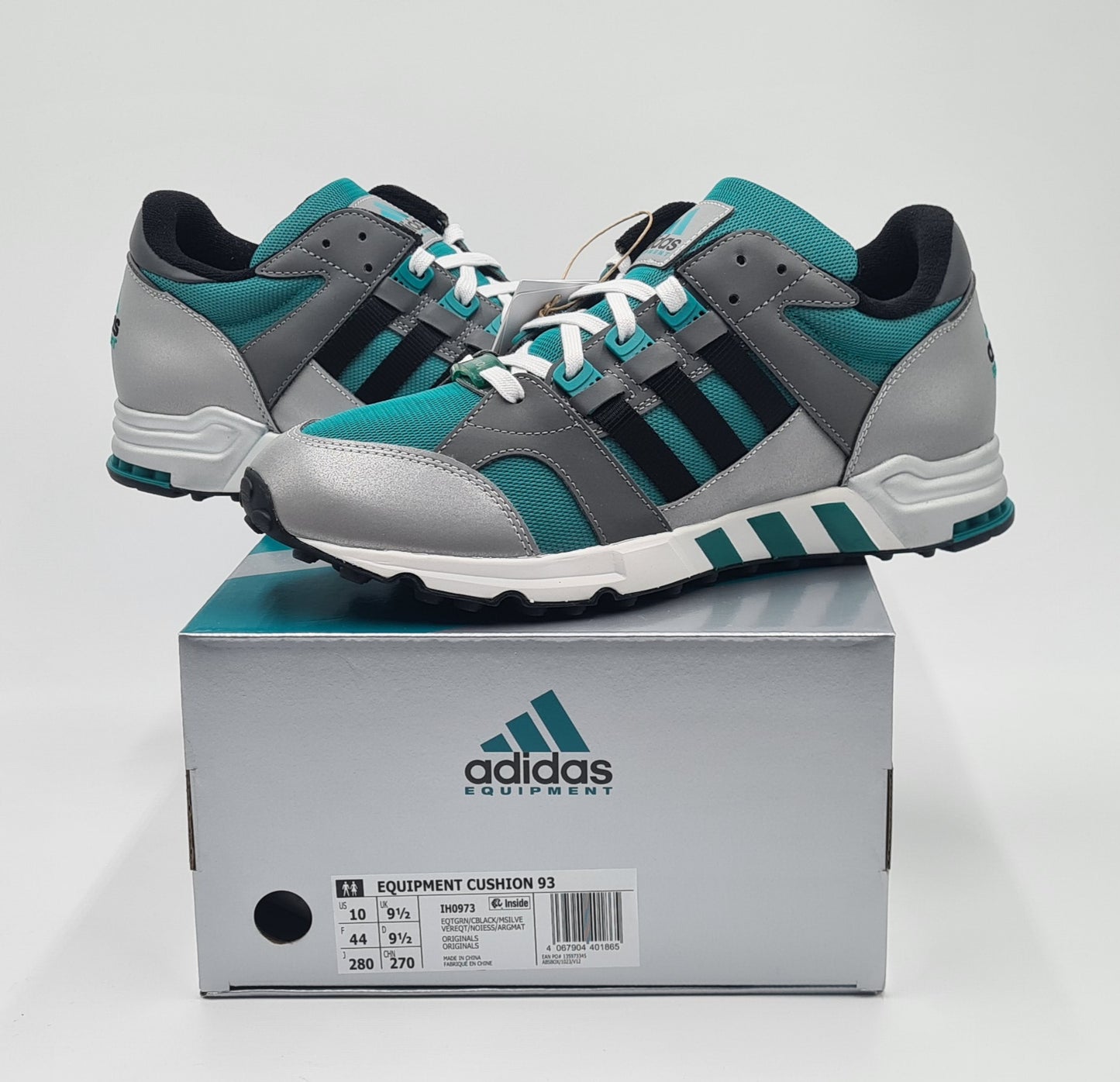 *NEW* 2024 Adidas EQT Cushion 93 Green UK 9.5 / EUR 44
