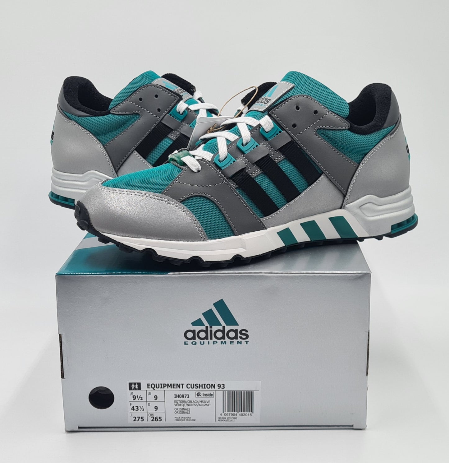 *NEW* 2024 Adidas EQT Cushion 93 Green UK 9 / EUR 43 1/3
