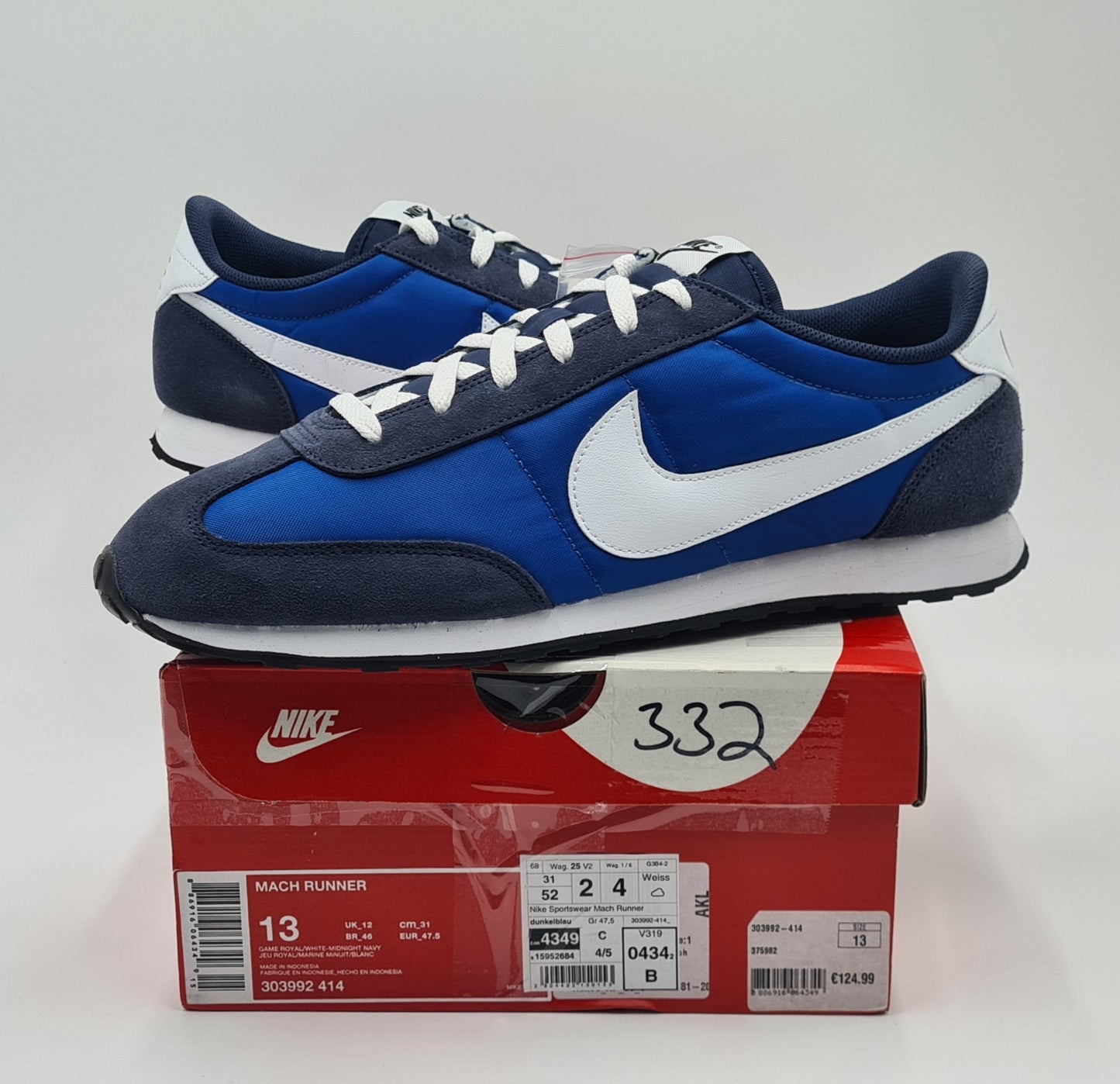 *NEW* 2018 Nike Mach Runner 'Game Royal' UK 12 / EUR 47.5