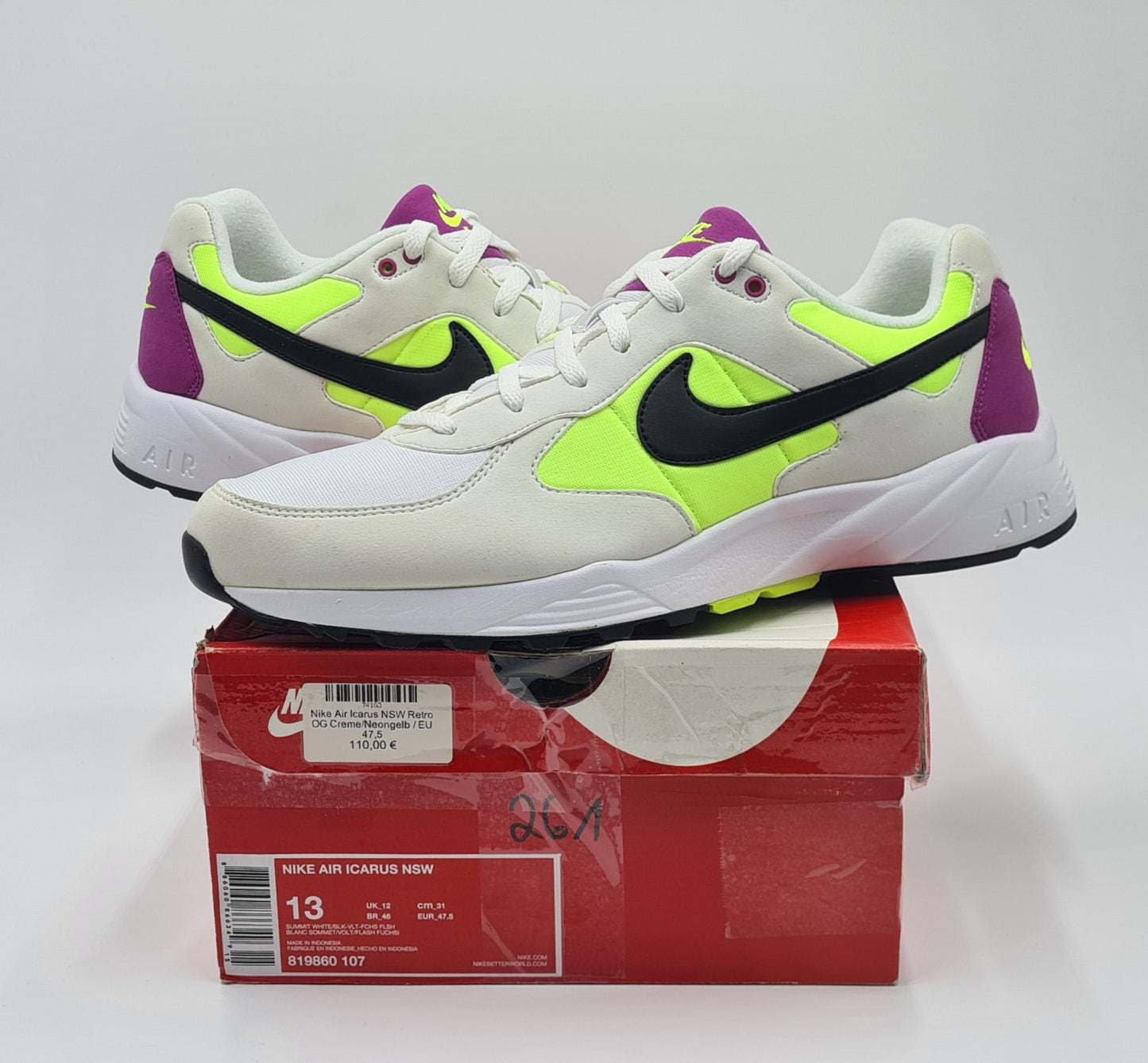 *NEW* 2015 Nike Air Icarus 'Volt' Retro UK 12 / EUR 47.5