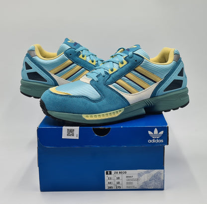 *NEW* 2022 Adidas ZX 8020 Light Aqua UK 10 / EUR 44 2/3