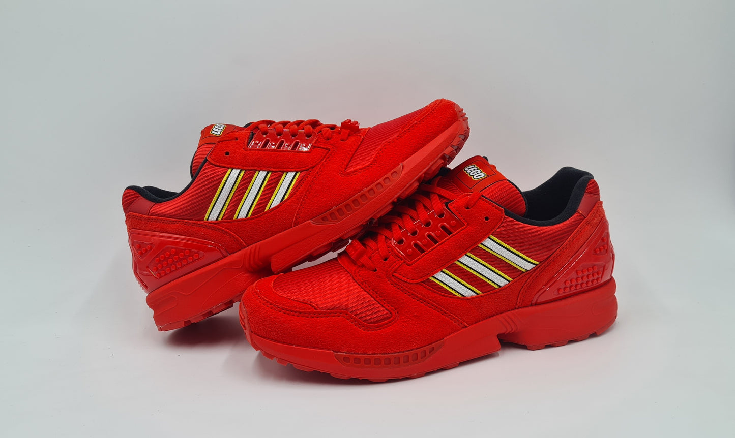 *NEW* 2021 Adidas ZX 8000 Lego Red UK 11.5 / EUR 46 2/3