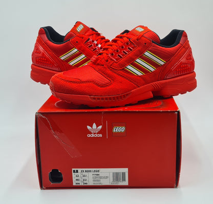 *NEW* 2021 Adidas ZX 8000 Lego Red UK 11.5 / EUR 46 2/3