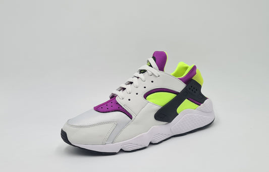 *LIKE NEW* 2021 Nike Air Huarache Run Neon Yellow Magenta UK 10 / EUR 45