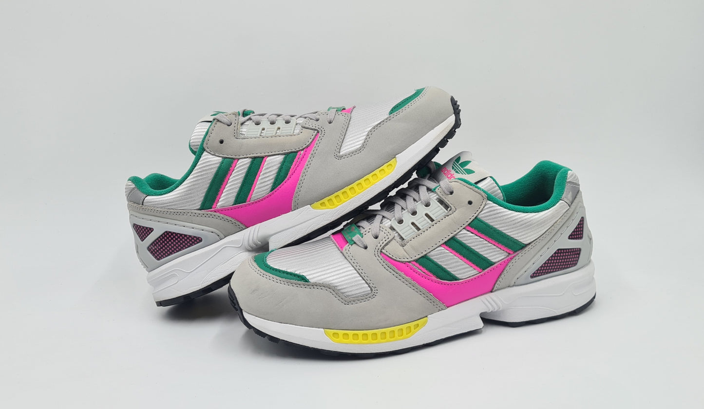 *LIKE NEW* 2023 Adidas ZX 8000 Court Green Screaming Pink | IG3076 | UK 10,5 / EUR 45 1/3