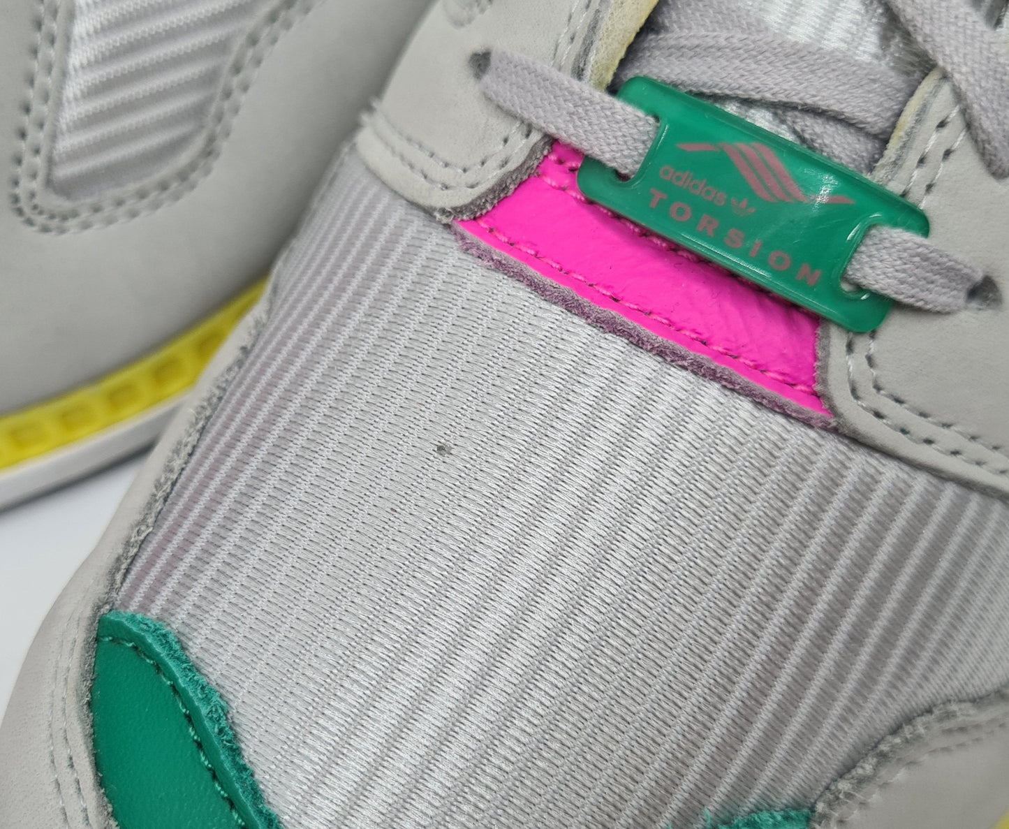 *LIKE NEW* 2023 Adidas ZX 8000 Court Green Screaming Pink | IG3076 | UK 10,5 / EUR 45 1/3
