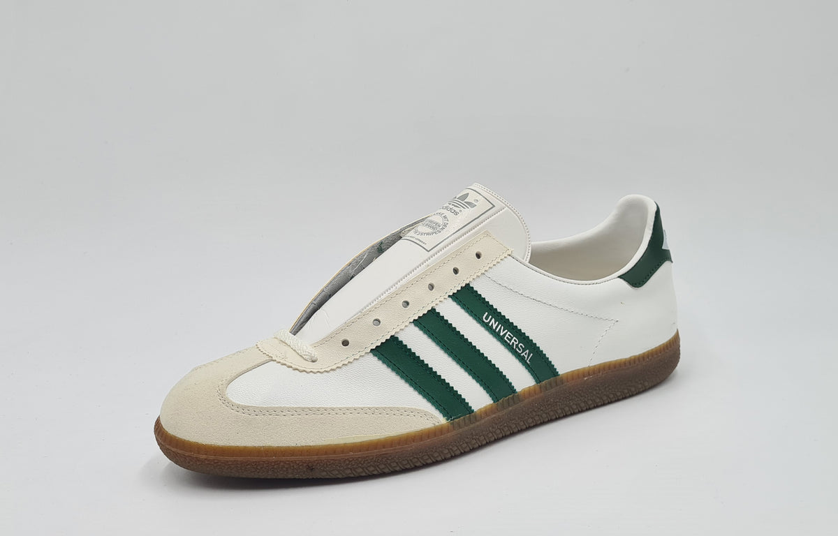 *NEW* Vintage 1980s Adidas Universal with green stripes UK 11.5 / EUR 46 2/3 #2