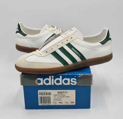 *NEW* Vintage 1980s Adidas Universal with green stripes UK 11.5 / EUR 46 2/3 #2