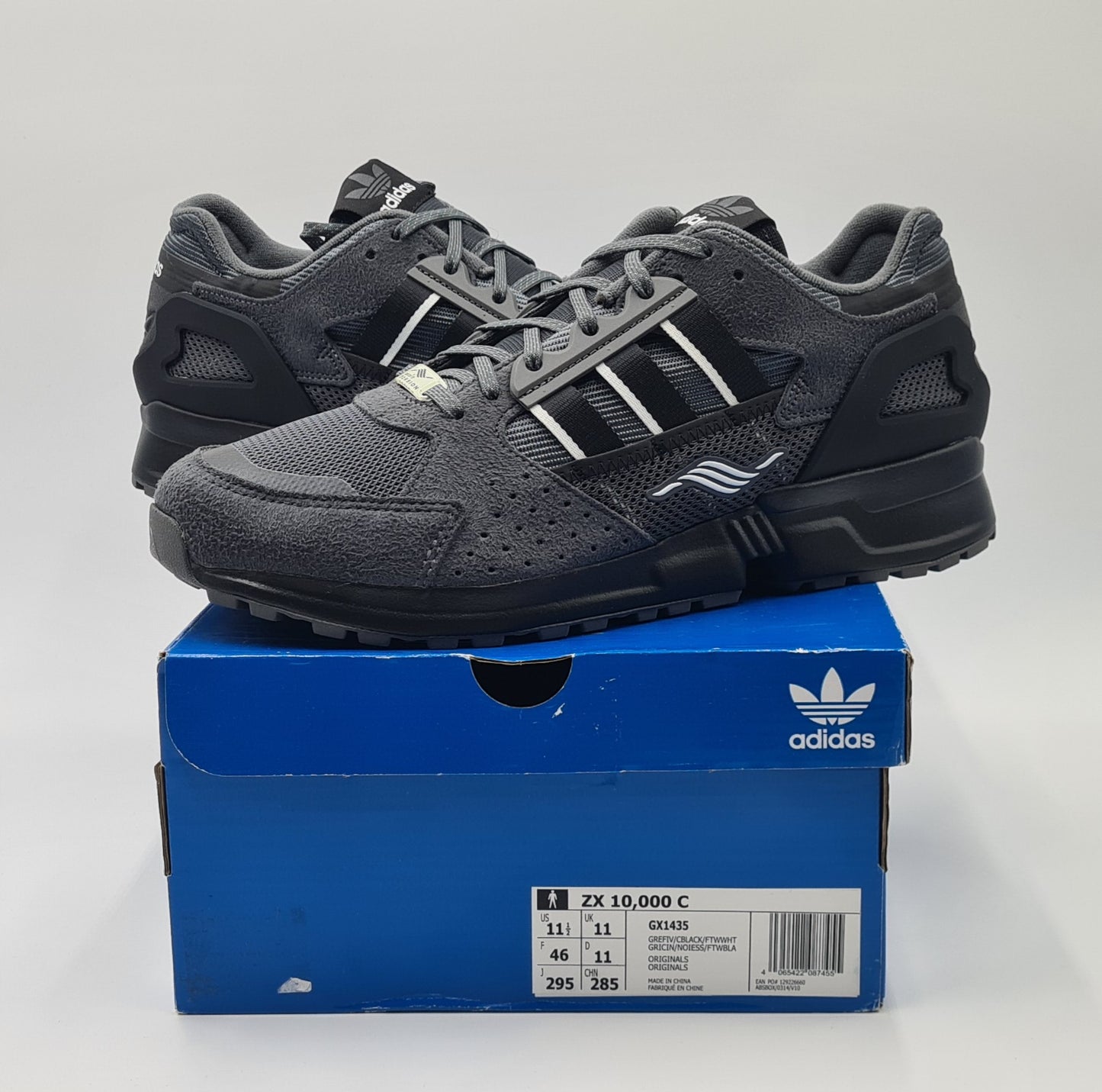 *NEU* 2021 Adidas ZX 10000 Schwarz | GX1435 | Gr. UK 11 / EUR 46