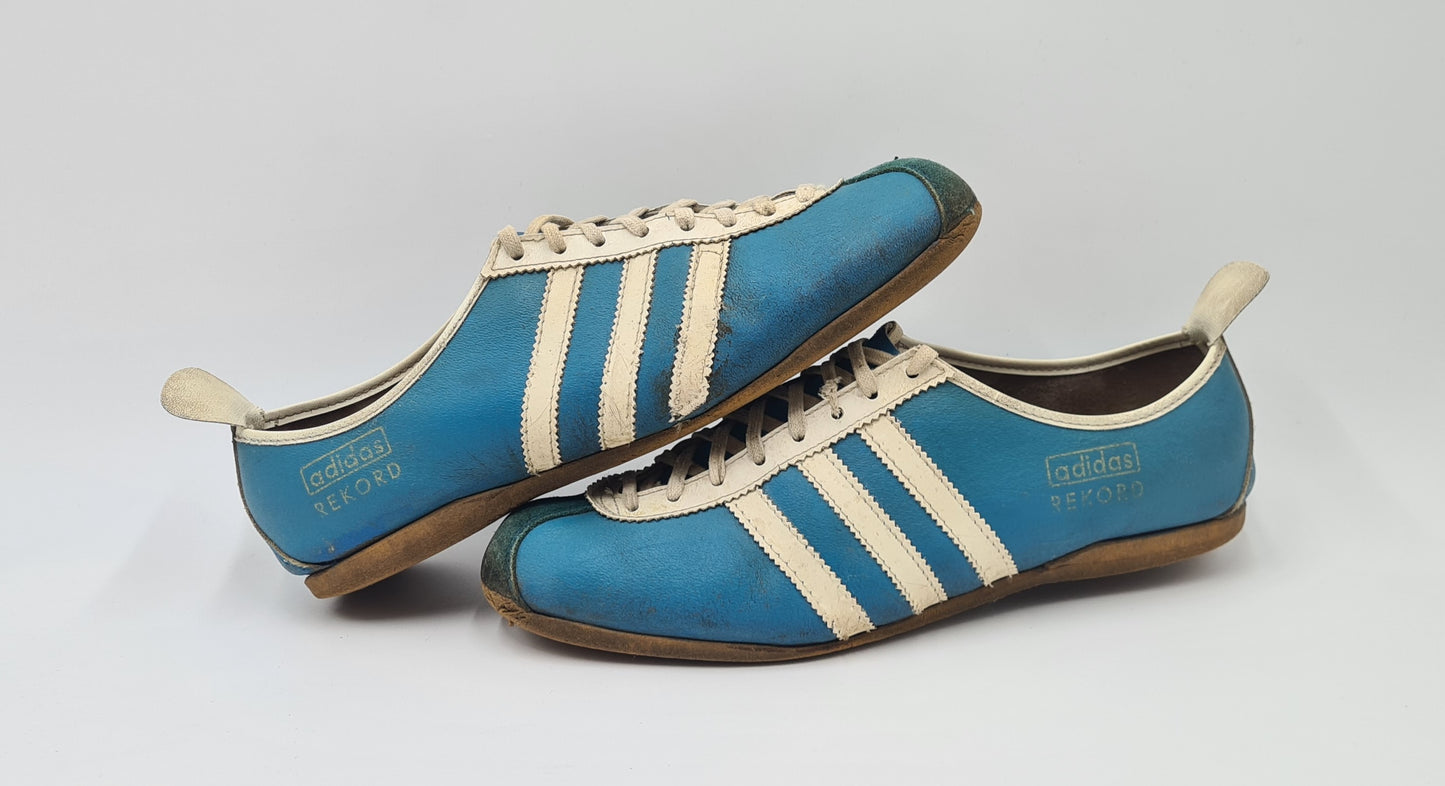 Vintage 1960s Adidas Rekord Western Germany UK 9 / EUR 43 1/3
