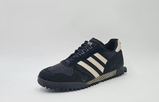 *Guter Zustand* 1996 Adidas Marathon TR Schwarz UK 11 / EUR 46