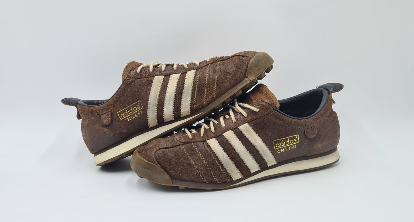 Vintage 2004 Adidas Chile 62 Brown UK 11.5 / EUR 46 2/3