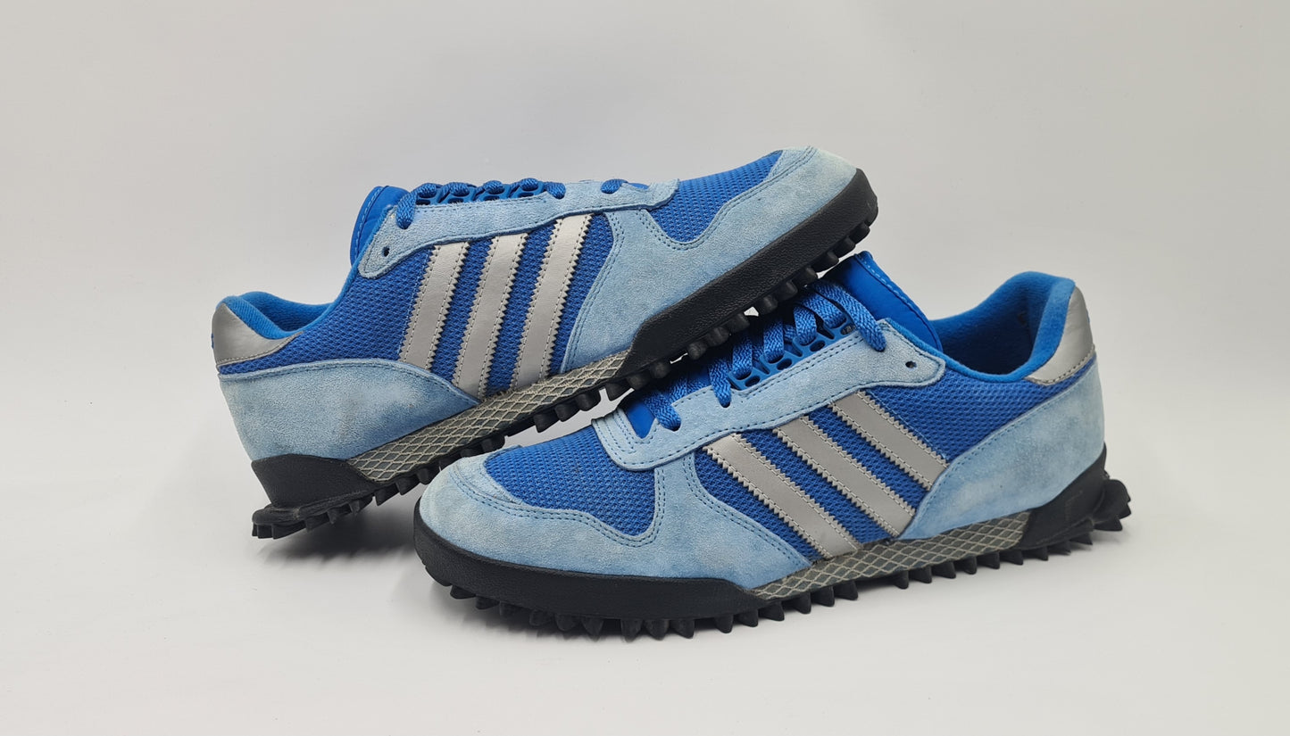 *TOP* 2010 Adidas Marathon TR Retro Blau UK 11,5 / EUR 46 2/3