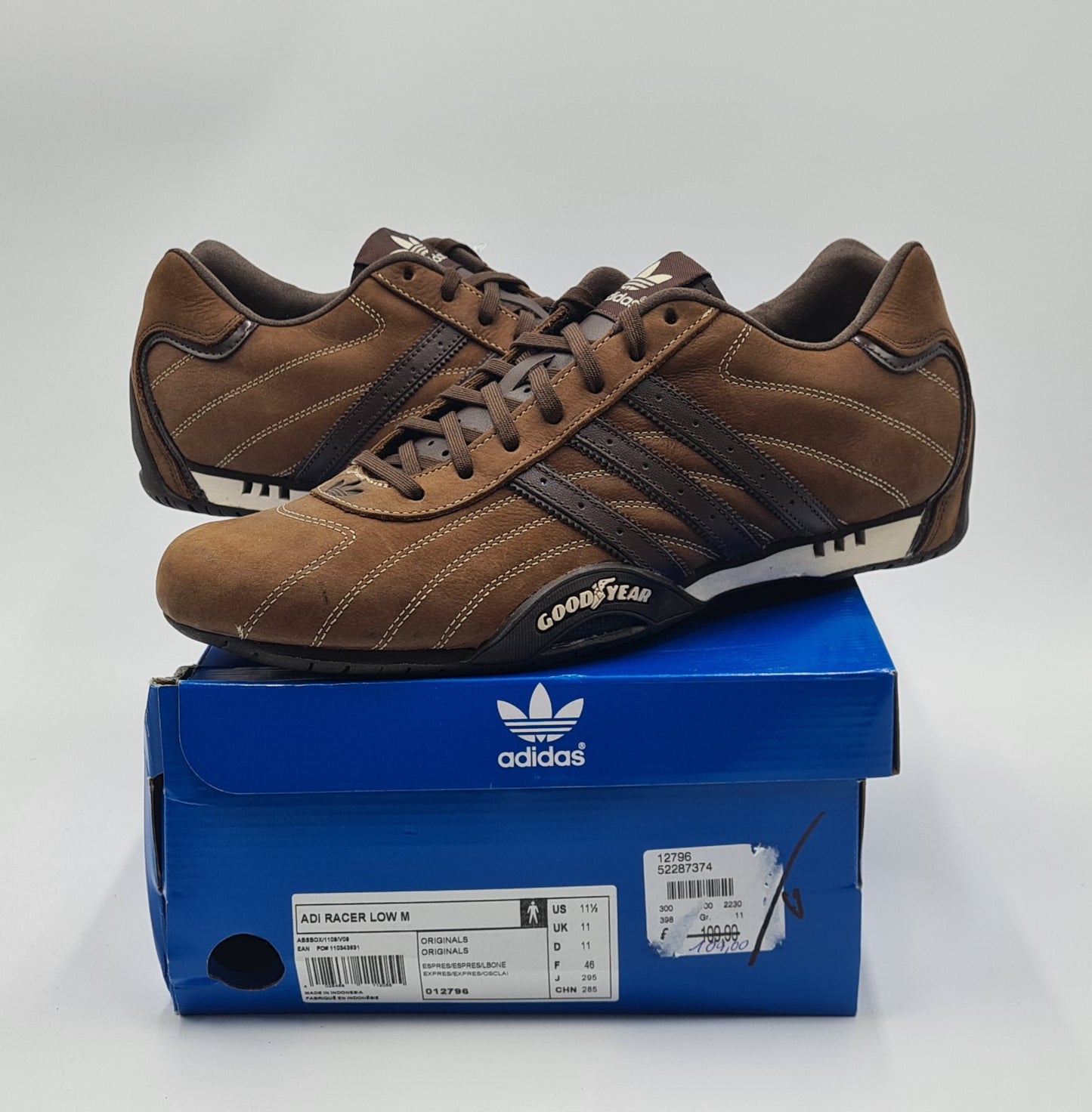 *NEU* 2014 Adidas Adi Racer Low Good Year Braun | 012796 | Gr. UK 11 / EUR 46