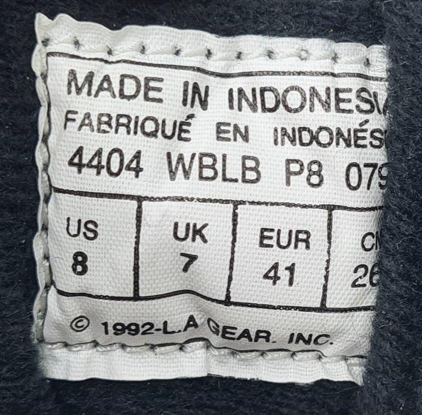 *NEU* Vintage 1992 LA Gear Basketball Schuhe UK 7 / EUR 41