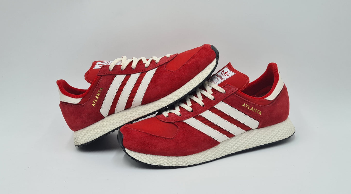 *WIE NEU* 2016 Adidas Atlanta Spzl 'Scarlet' Gr. UK 9 / EUR 43 1/3