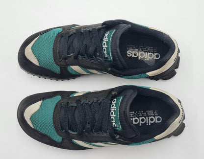 *Guter Zustand* 1996 Adidas Marathon TR Grün Schwarz UK 9 / EUR 43 1/3