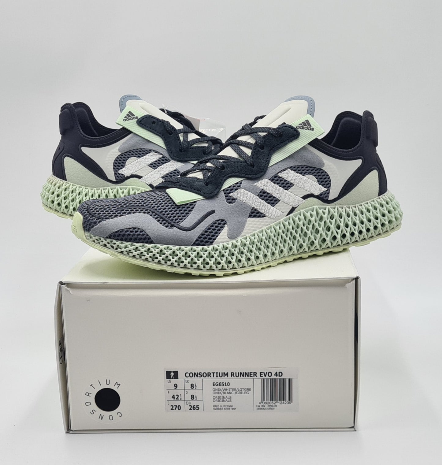 *NEW* 2019 Adidas Consortium Runner Evo 4D UK 8.5 / EUR 42 2/3