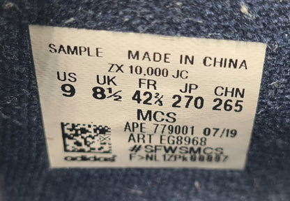 2019 Adidas ZX 10000 JC Jacques Chassaing Sample | EG8968 | UK 8,5 / EUR 42 2/3